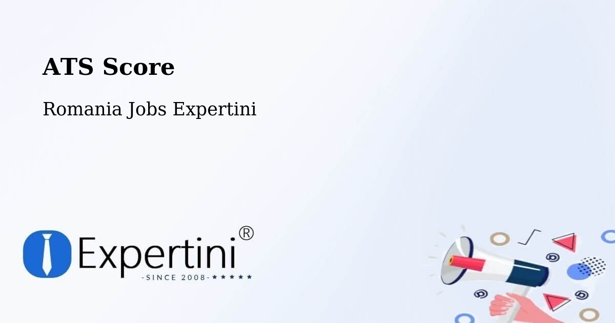 Resume ATS Score & Job Description Match Tool – Prelipca - Romania Jobs Expertini